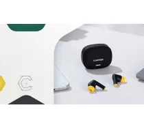 CANYON headset HEXAGON 7 TWS ANC+ENC Wireless Charge Black Yellow ( 14830766 CNS-TWS7BY 5291485017729 )