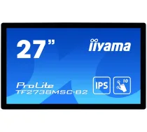 iiyama ProLite TF2738MSC-B2 computer monitor 68.6 cm (27") 1920 x 1080 pixels Full HD LED Touchscreen Multi-user Black ( ''TF2738MSC-B2'' TF2738MSC-B2 4948570118199 )
