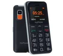 myPhone Halo Easy 4.32 cm (1.7") 70 g Black Grey Entry-level phone ( 5902052866632 Easy MY-HALOEASY/BLACK TEL000347 TEL000412 TELSPMYPRHE00001 T-MLX08894 )