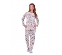 Sieviešu pidžama Kokvilnas viskozes elpojoša  lielie izmēri  81535B S-4XL