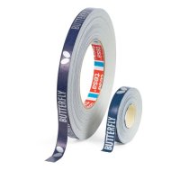 Galda tenisa raketes apmale Butterfly Edge Tape Logo blue/silv 12mm/50m