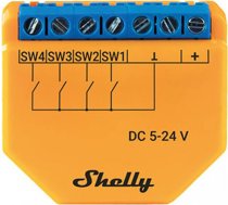 Shelly Wi-Fi Controller Shelly PLUS i4 DC, 4-digital inputs