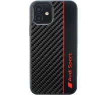 Audi Carbon Fiber Stripe iPhone 12/12 Pro 6.1" black/black hardcase AUS-TPUPCIP12P-R8/D1-BK