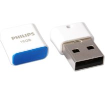 Philips USB 2.0 Flash Drive Pico Edition (zila) 16GB