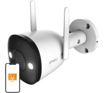 Imou Bullet 2E, Smart full color night vision Wi-Fi IP camera, 5MP, 1/2.8" progressive CMOS, H.265/H.264, 2.8mm lens, FOV 102°, IR up to 30m, 8x digital zoom, 1x RJ45, micro SD up to 256GB,     Built-in Mic & Speaker, 110dB Siren and spotlight