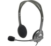 Logitech Stereo headset H111 Built-in microphone, 3.5 mm, Grey