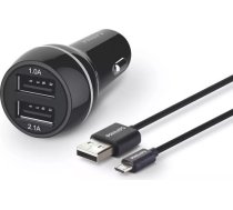 Philips DLP2357U/10 2xUSB automašīnas lādētājs + Micro USB kabelis 12V 3.1A