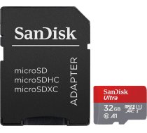 Sandisk Ultra microSDHC 32GB + SD Adapter 120MB/s A1 Class 10 UHS-I - Imaging Packaging, EAN: 619659184148