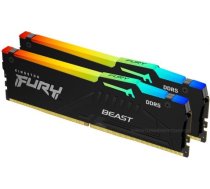 Kingston Fury Beast RGB 32 Kit (16GBx2) GB, DDR5, 4800 MHz, PC/server, Registered No, ECC No, 2x16 GB