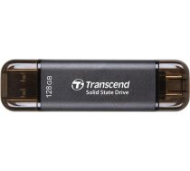 Transcend External SSD|TRANSCEND|ESD310C|128GB|USB-C|USB|3D NAND|TS128GESD310C