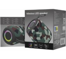 Gembird Skaļrunis Gembird Bluetooth LED Speaker SPK-BT-LED-05-CM Camo