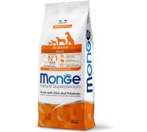 Monge All Breeds Adult Monoprotein Duck with Rice and Potatoes 12 kg - barība suņiem