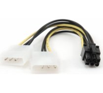 Gembird Kabelis Gembird 4Pin Molex x2 - 6 PIN PCI-E