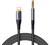 Joyroom Audio Transfer Series SY-A06 mini jack 3.5 mm / Lightning cable 1.2 m - black