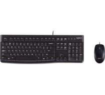 Logitech Klaviatūra + Pele Logitech Desktop MK120 USB