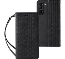 Hurtel Magnet Strap Case for Samsung Galaxy A23 5G Flip Wallet Mini Lanyard Stand Black