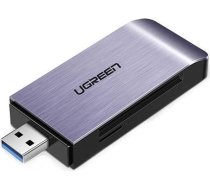 Ugreen SD / micro SD / CF / MS card reader for USB 3.0 gray (50541)