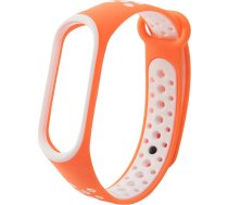 Hurtel Replacment band strap for Xiaomi Mi Band 4 / Mi Band 3 Dots orange-white