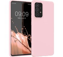 Hurtel Silicone Case Soft Flexible Rubber Cover for Samsung Galaxy A22 4G pink