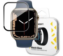 Wozinsky Watch Glass hybrid glass for Apple Watch 7 41mm black