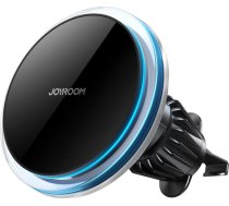 Joyroom car phone holder with 15W Qi inductive charger (MagSafe compatible) for air vent, silver (JR-ZS291)