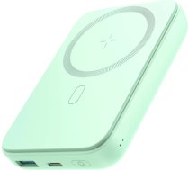 Joyroom JR-W020 20W 10000mAh MagSafe Powerbank + USB-A - USB-C 0.25m cable - light green