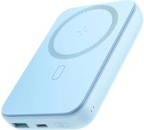 Joyroom JR-W020 20W 10000mAh MagSafe Powerbank + USB-A - USB-C 0.25m cable - light blue