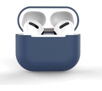 Hurtel Case for AirPods 3 Silicone Soft Headphone Cover Dark Blue (Case C)