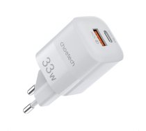 Choetech fast charger GaN USB / USB Type C PD QC 33W white (PD5006)