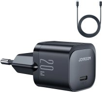 Joyroom USB C 20W PD mini charger with USB C cable - Lightning Joyroom JR-TCF02 - black