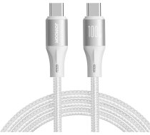 Joyroom Light-Speed ​​Series SA25-CC5 100W USB-C / USB-C cable 1.2m - white