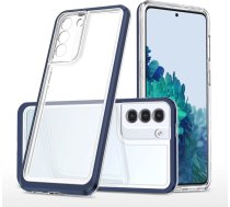 Hurtel Clear 3in1 case for Samsung Galaxy S23 silicone cover with frame blue