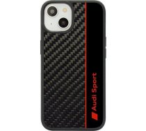 Audi Carbon Fiber Stripe iPhone 14 6.1" black/black hardcase AUS-TPUPCIP14-R8/D1-BK