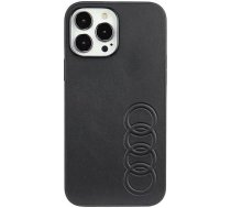 Audi Synthetic Leather iPhone 13 Pro Max 6.7" black/black hardcase AU-TPUPPCIP13PM-TT/D1-BK