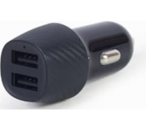 Gembird 2-port USB Car Charger 4.8 A Black