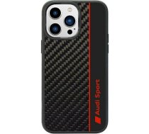 Audi Carbon Fiber Stripe iPhone 14 Pro 6.1" black/black hardcase AUS-TPUPCIP14P-R8/D1-BK