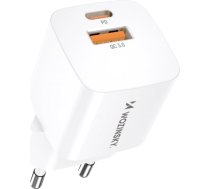 Wozinsky CMWCW 20W USB-C / USB-A wall charger - white