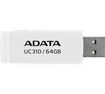 Adata MEMORY DRIVE FLASH USB3.2 64GB/WHITE UC310-64G-RWH ADATA