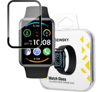 Wozinsky Full Glue Tempered Glass Tempered Glass For Huawei Watch Fit 2 9H Full Screen Cover With Black Frame