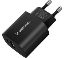 Wozinsky WGWCB USB-A USB-C 20W wall charger - black