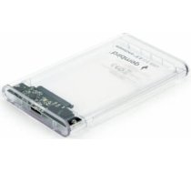 Gembird HDD/SSD enclosure 2.5 SATA USB 3.0 Transparent