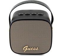 Guess Bluetooth speaker GUWSB2P4SMK Speaker mini black/black 4G Leather Script Logo with Strap