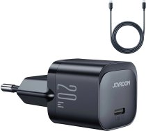 Joyroom JR-TCF02 USB-C PD 20W wall charger + USB-C cable - black