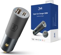 3Mk Protection 3mk Hyper Car Charger USB-C USB-A 100W - silver