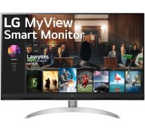 LG LCD Monitor|LG|MyView 32''|31.5"|Smart/4K|Panel VA|3840x2160|16:9|5 ms|Speakers|Tilt|Colour White|32SQ700S-W