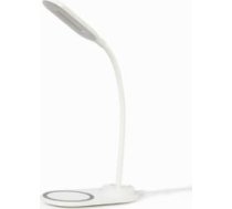 Gembird Galda lampa Gembird Desk Lamp with Wireless Charger White