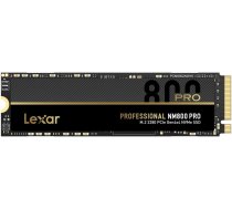 Lexar SSD|LEXAR|NM800PRO|512GB|M.2|PCIe Gen4|NVMe|3D TLC|Write speed 3500 MBytes/sec|Read speed 7450 MBytes/sec|TBW 500 TB|MTBF 1500000 hours|LNM800P512G-RNNNG