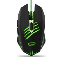 Esperanza WIRED FOR PLAYERS MOUSE 6D Optical USB MX209 CLAW GREEN