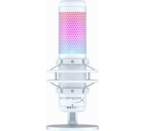 Hyperx Mikrofons HyperX QuadCast S - USB Microphone White-Grey - RGB Lighting