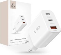 Tech-Protect NC30W network charger 2x USB-C PD 30W / USB-A QC 3.0 - white